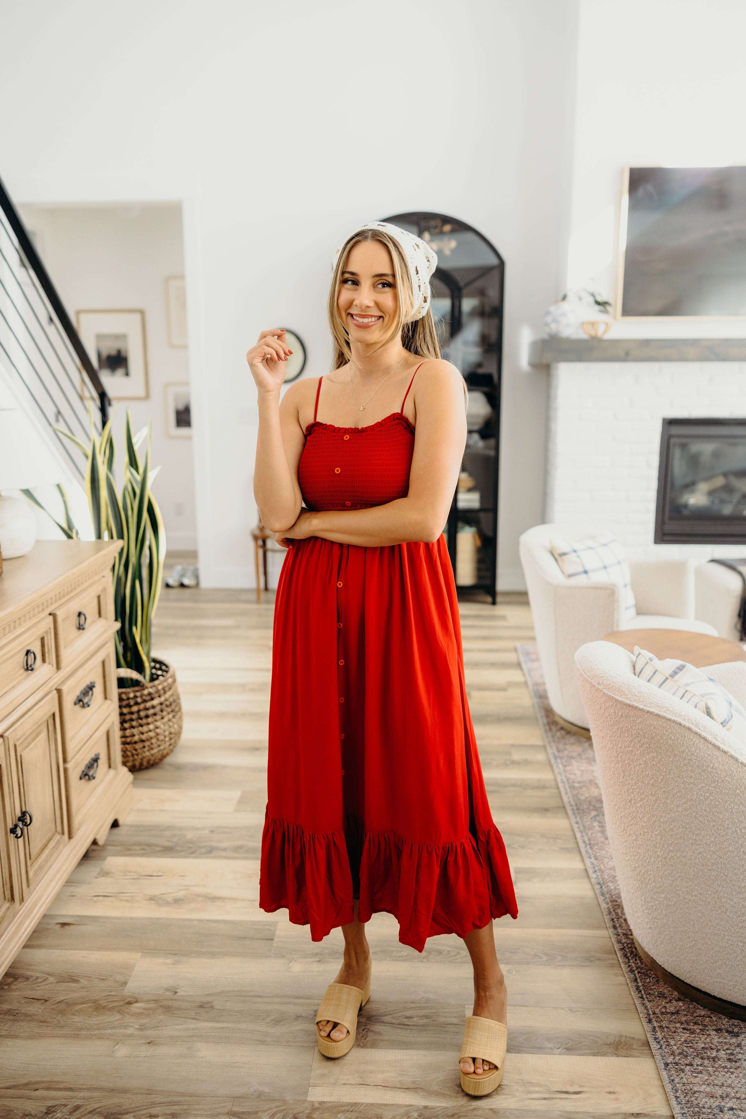 THE JONES IN BERRY RED