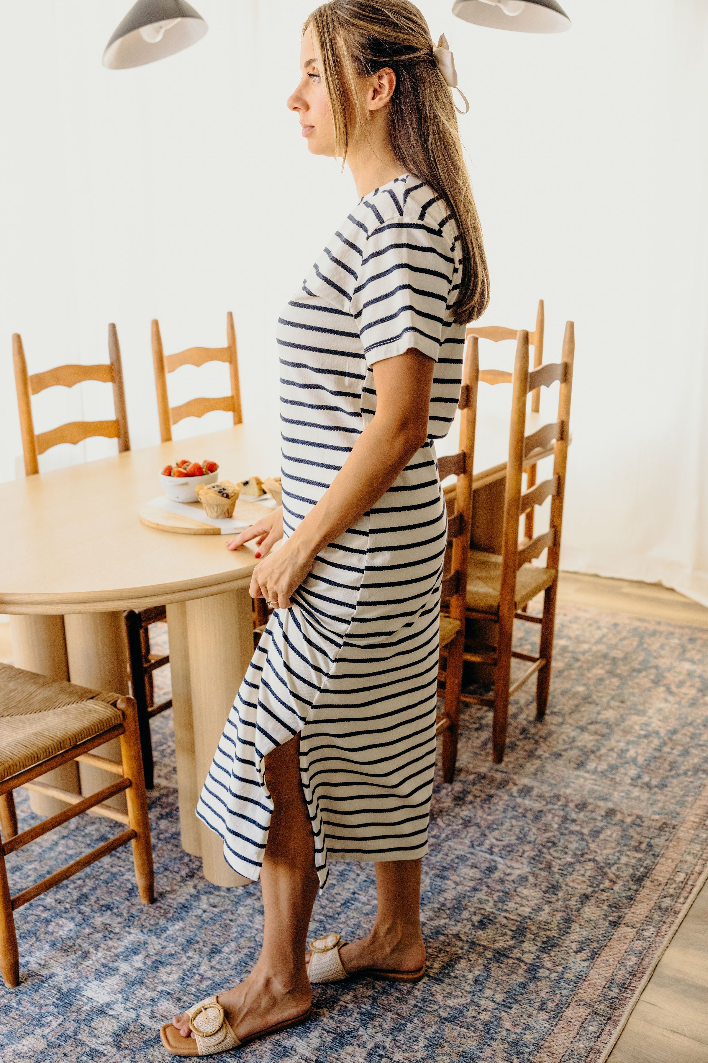 THE JETT IN NAVY STRIPED FINAL SALE
