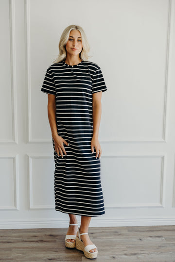 THE JETT IN IVORY STRIPED FINAL SALE