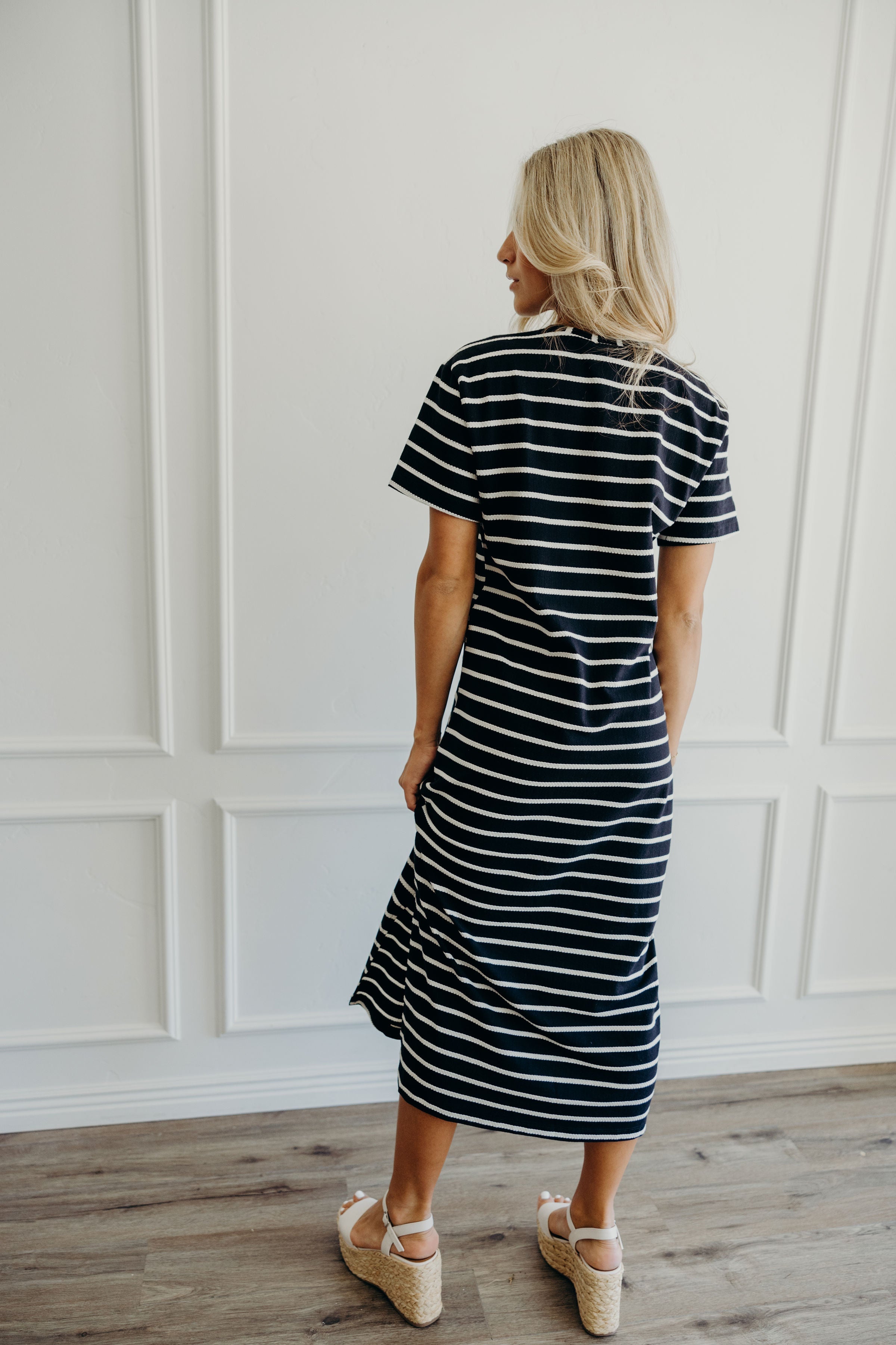 THE JETT IN IVORY STRIPED FINAL SALE