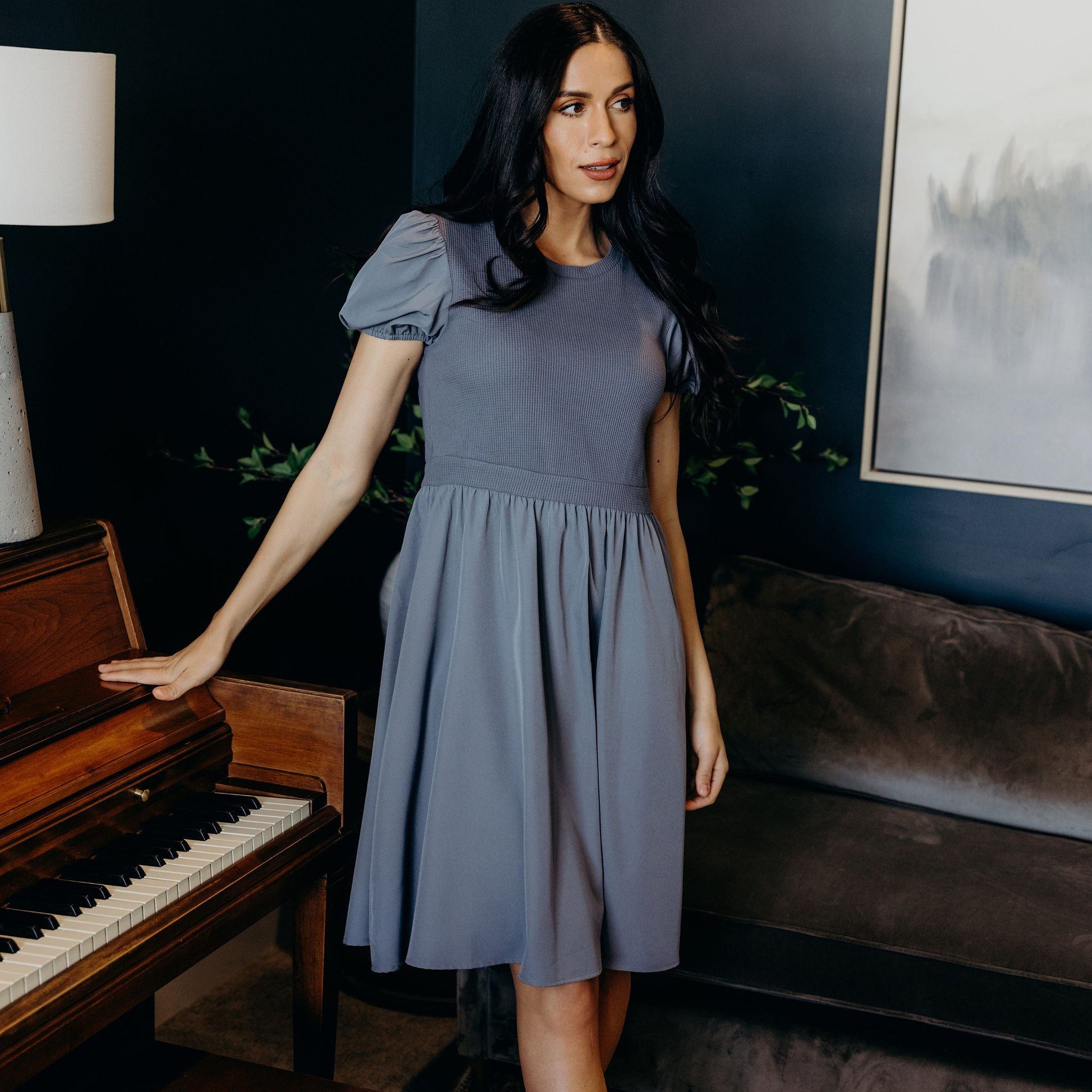 THE OPHELIA IN CORNFLOWER BLUE FINAL SALE