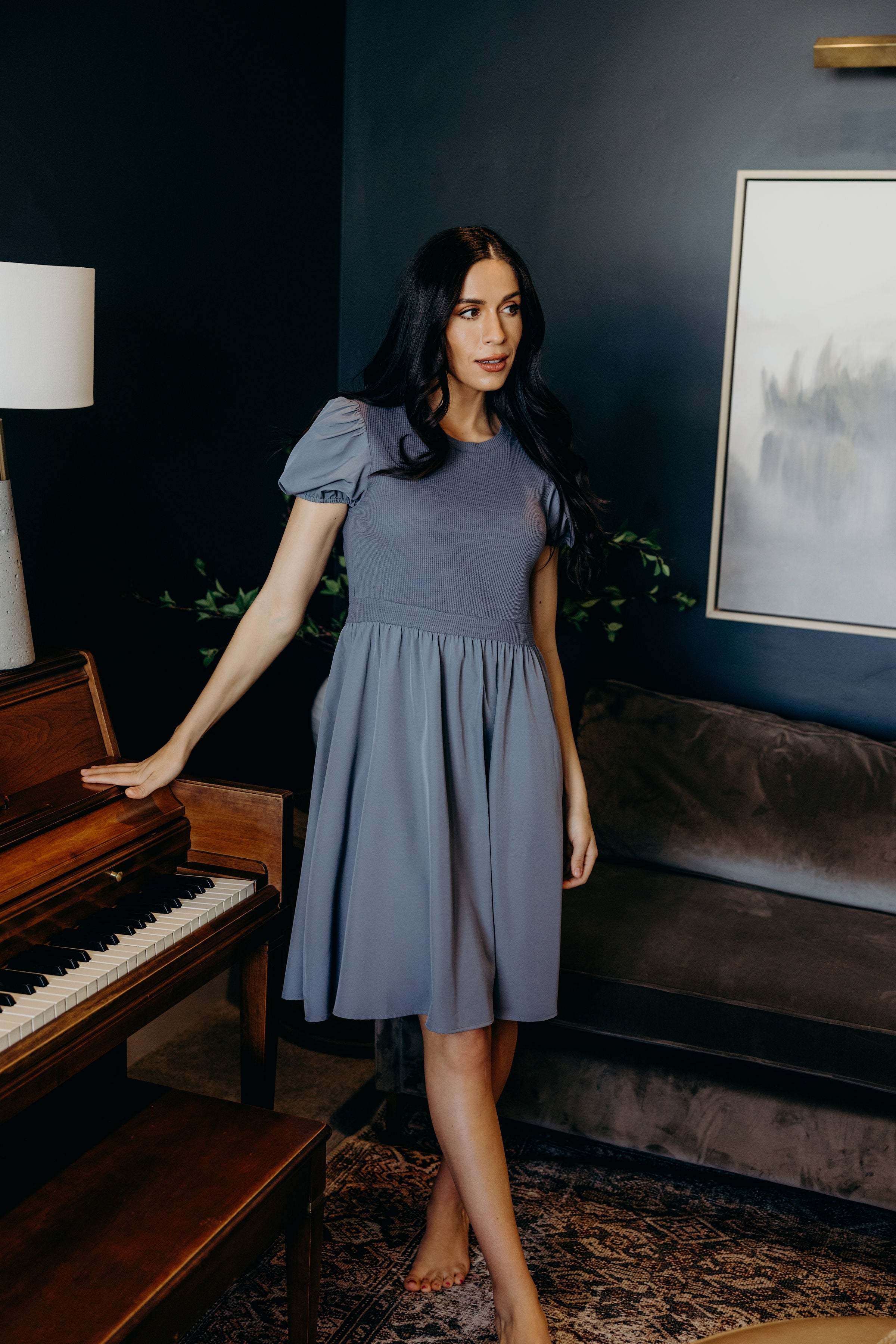 THE OPHELIA IN CORNFLOWER BLUE FINAL SALE