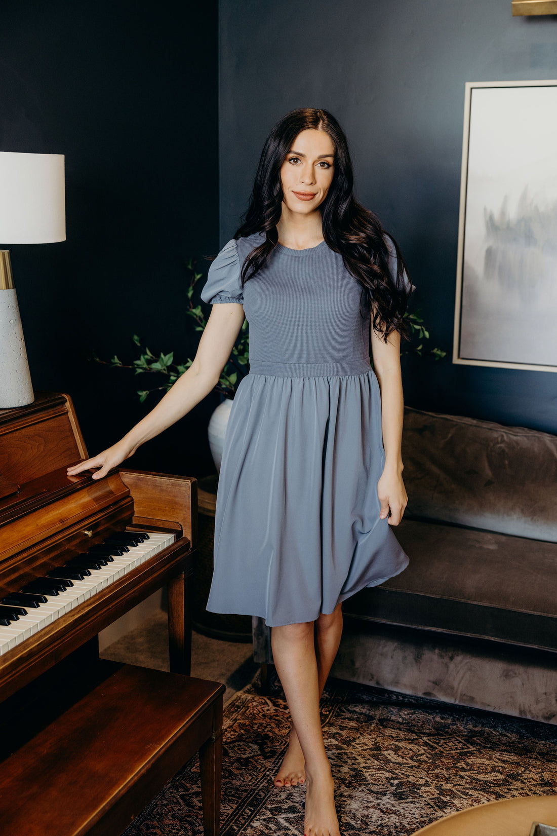 THE OPHELIA IN CORNFLOWER BLUE FINAL SALE