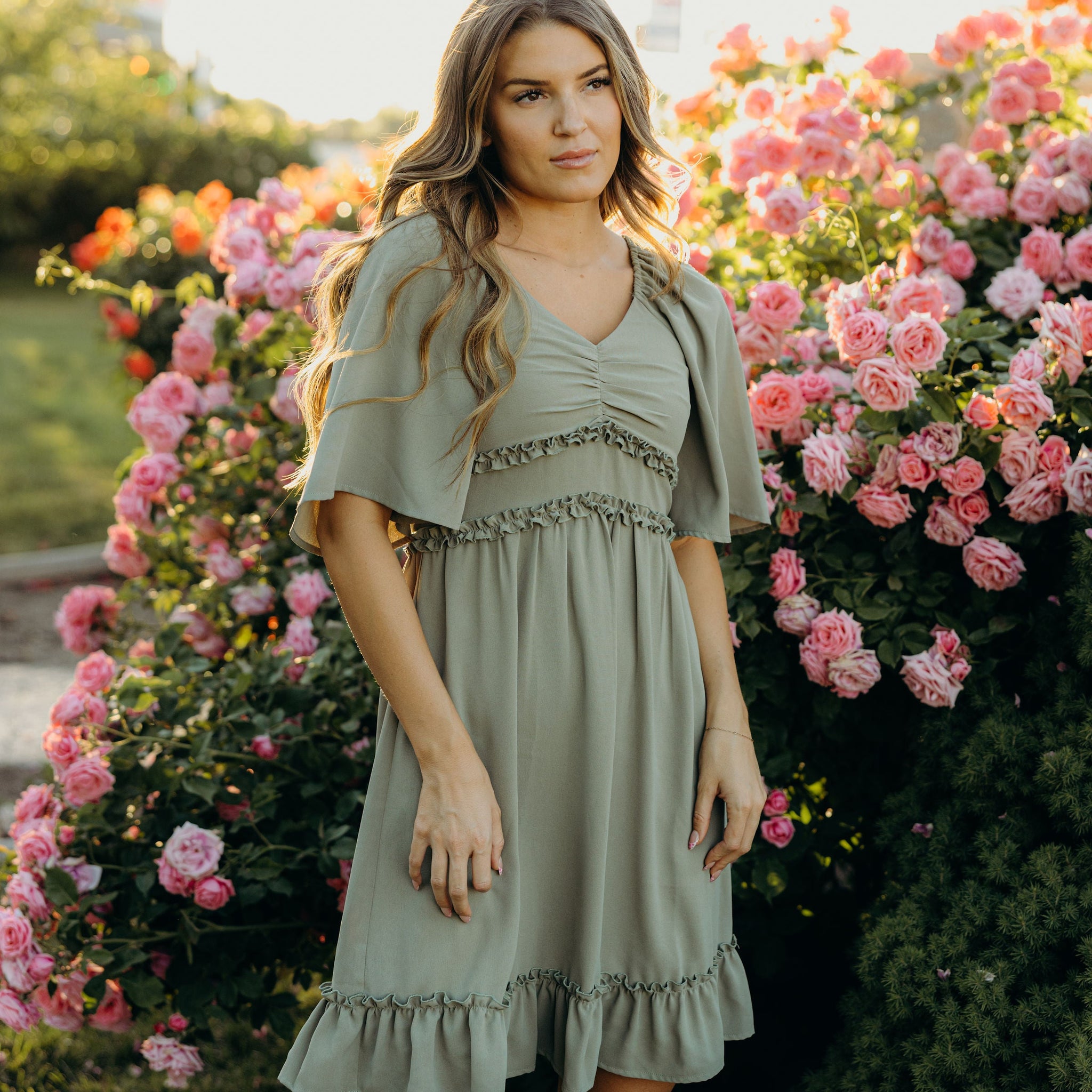 THE MAYA IN PISTACHIO GLOW FINAL SALE