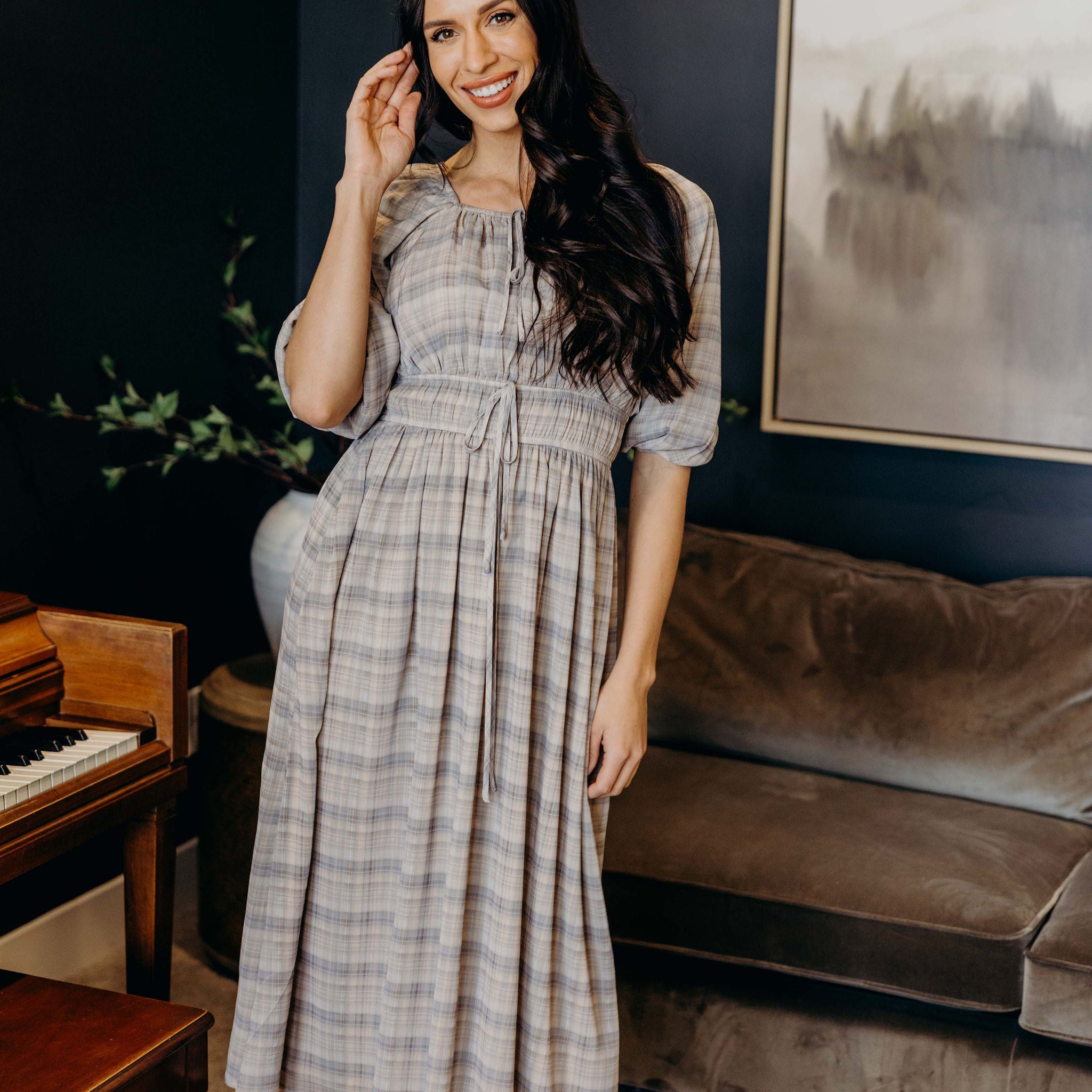 THE DYER IN FROSTY PLAID