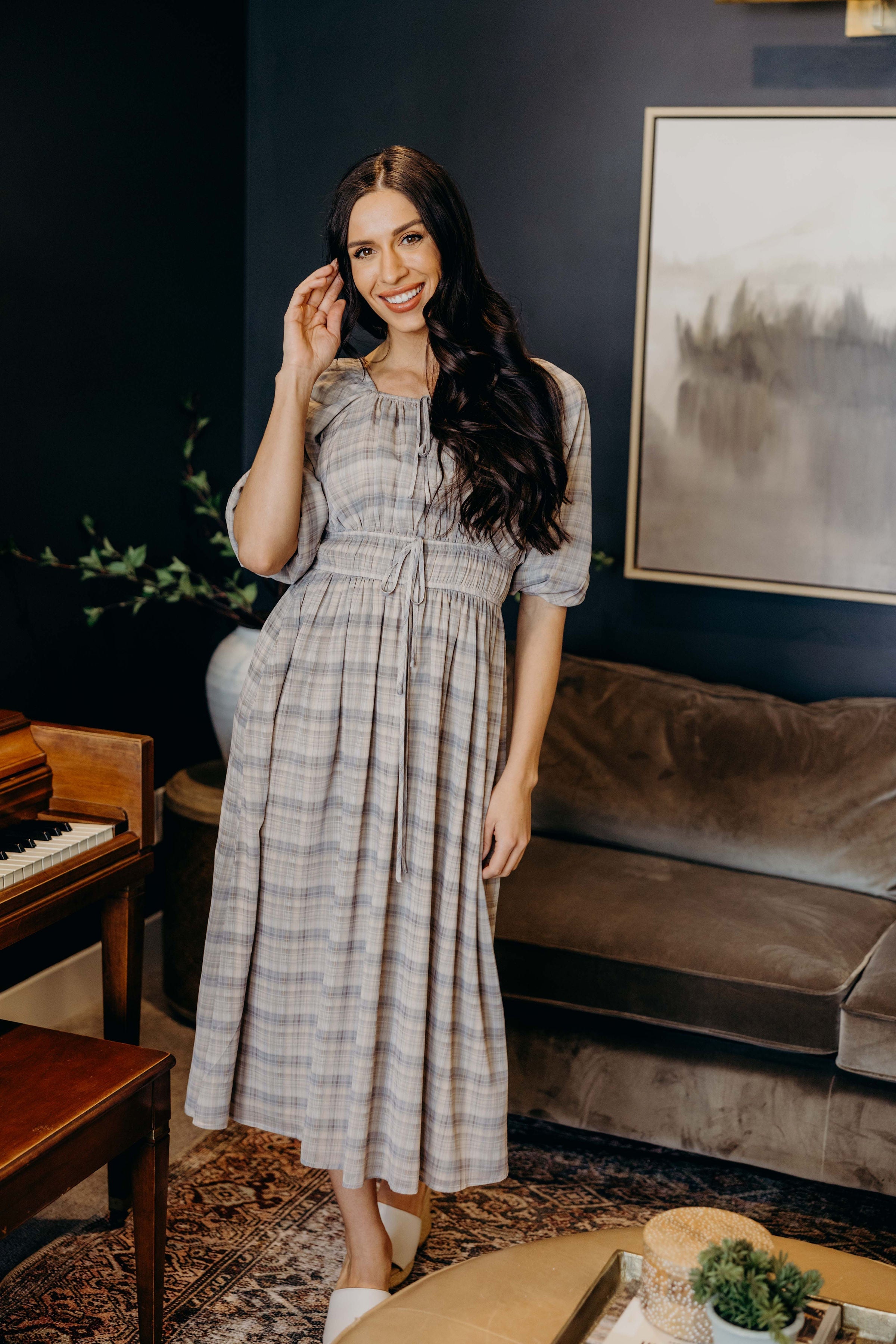 THE DYER IN FROSTY PLAID