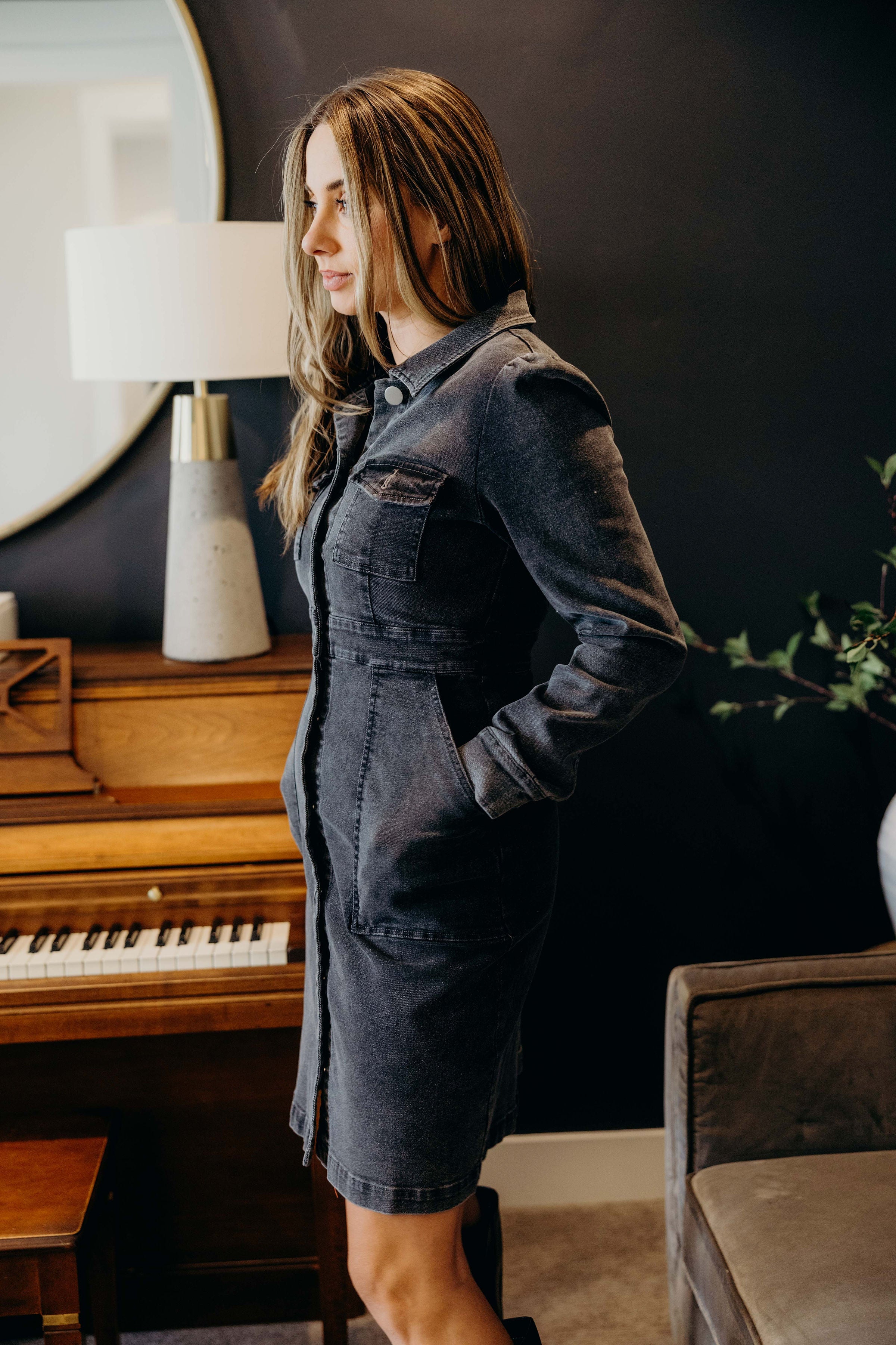 THE MAE IN VINTAGE BLACK WASH