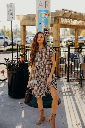 THE BLANCHE IN HARVEST PLAID FINAL SALE