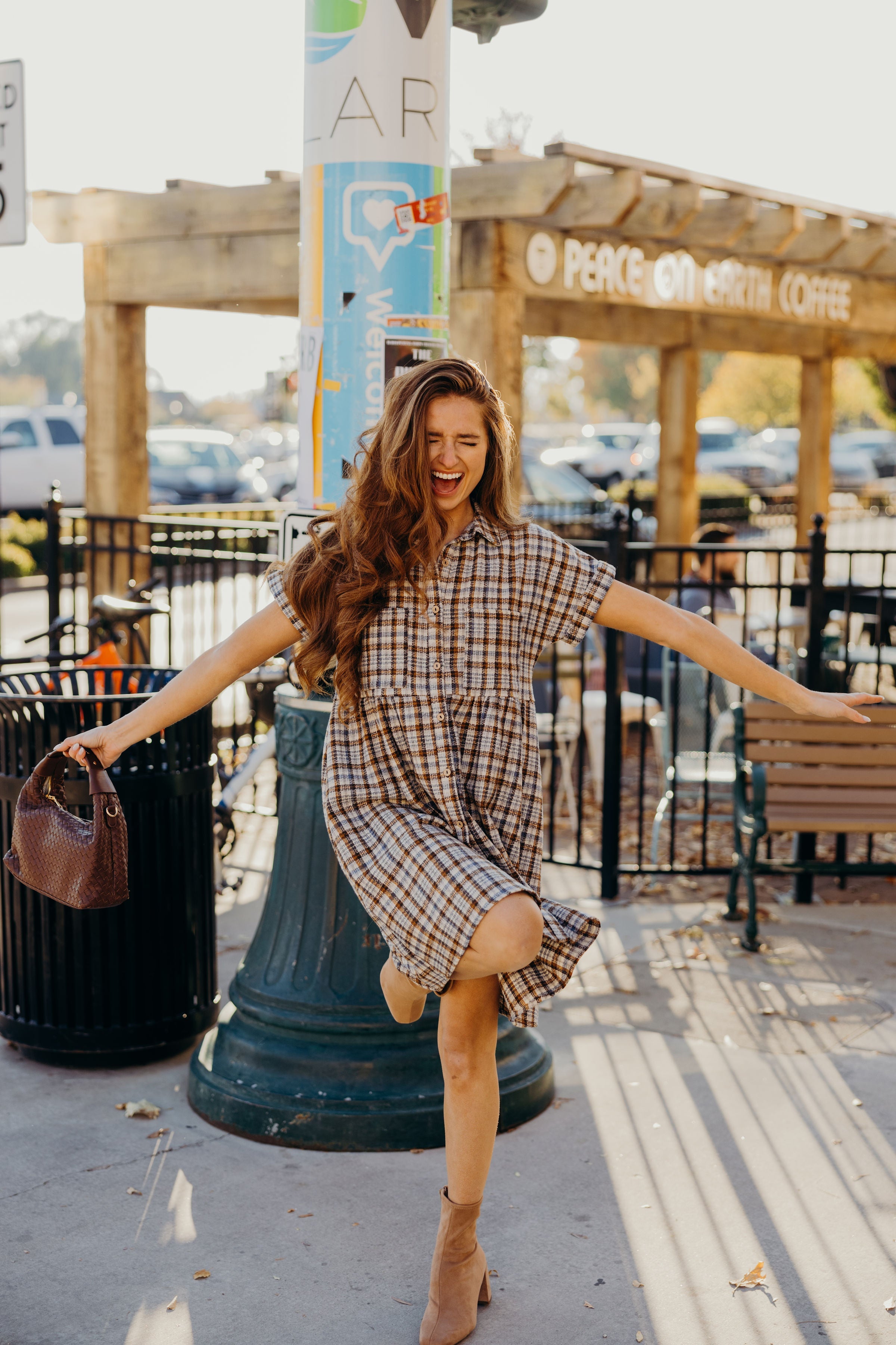 THE BLANCHE IN HARVEST PLAID FINAL SALE