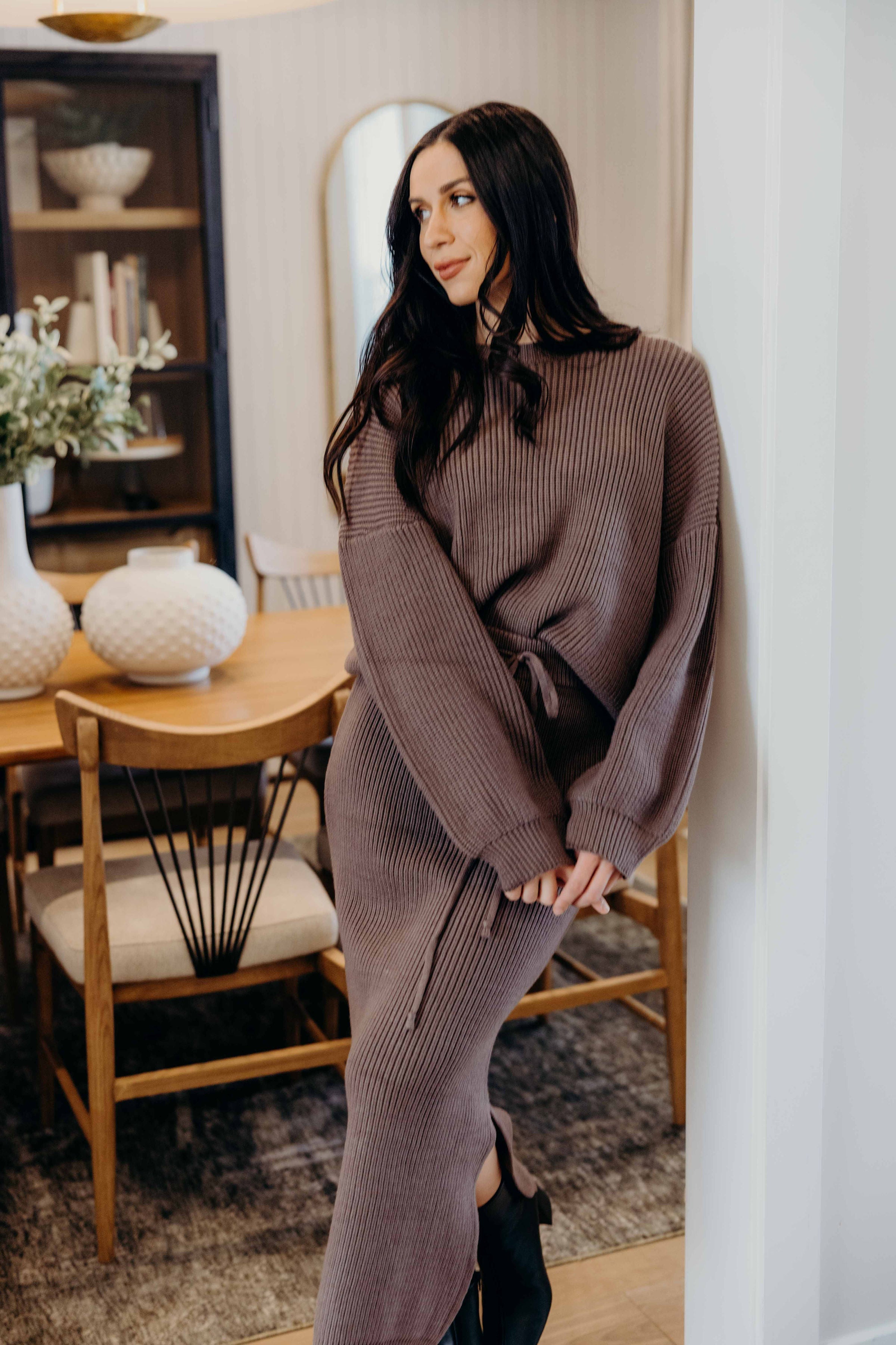 OVERSIZED SWEATER IN OAK