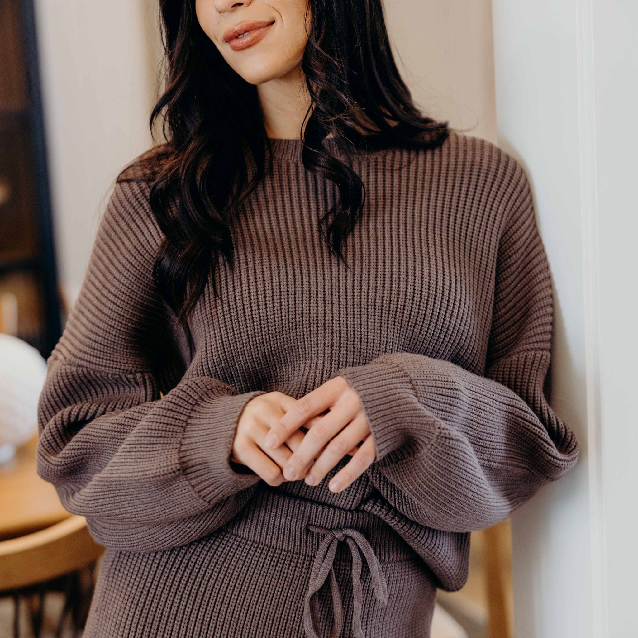 OVERSIZED SWEATER IN OAK