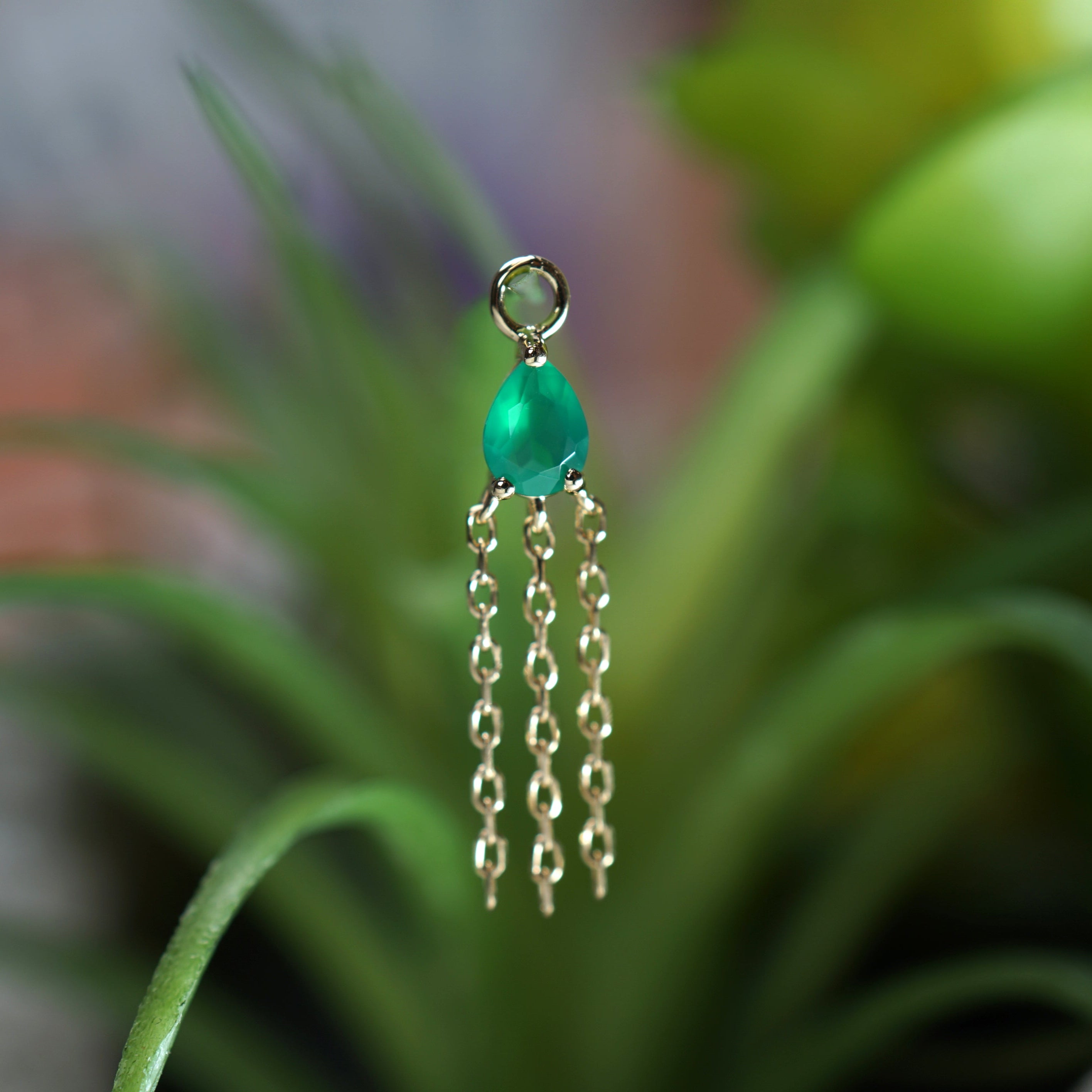 Veronika Mini Charm - Colored Gemstone