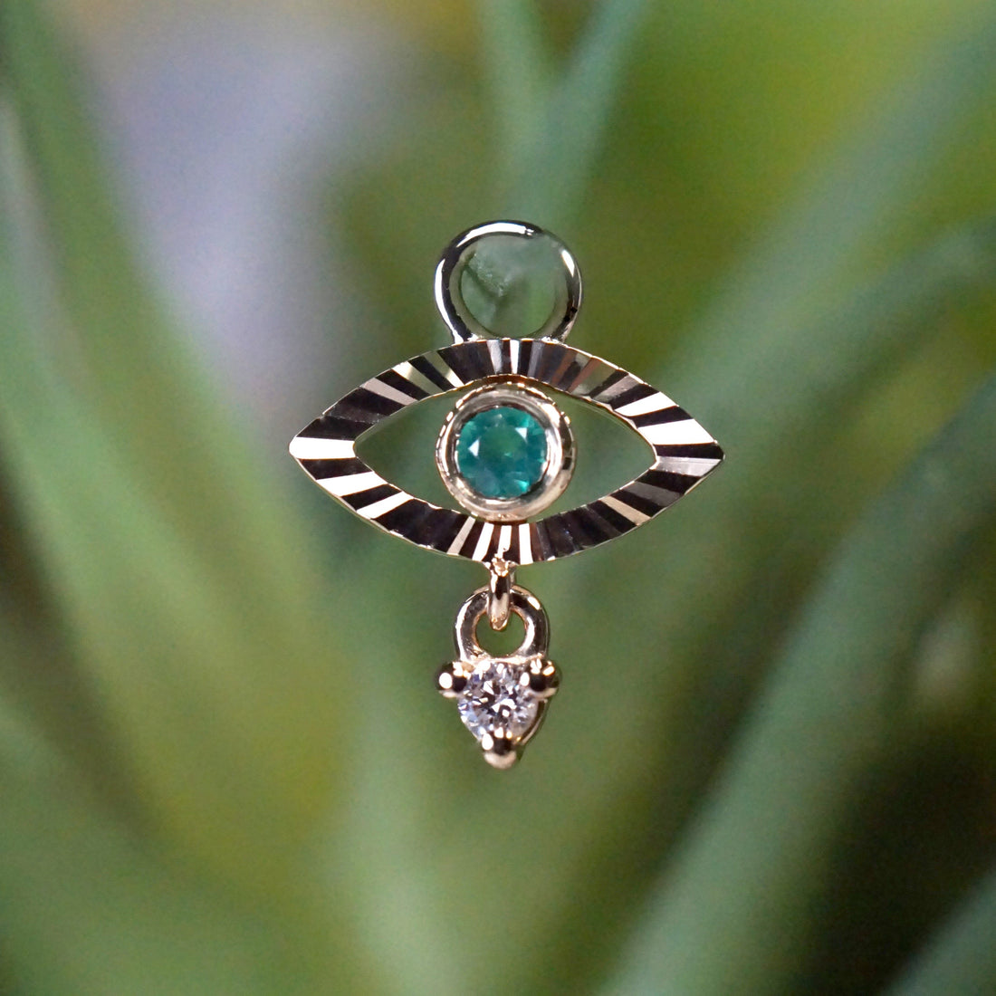 Evil Eye with Tear Charm