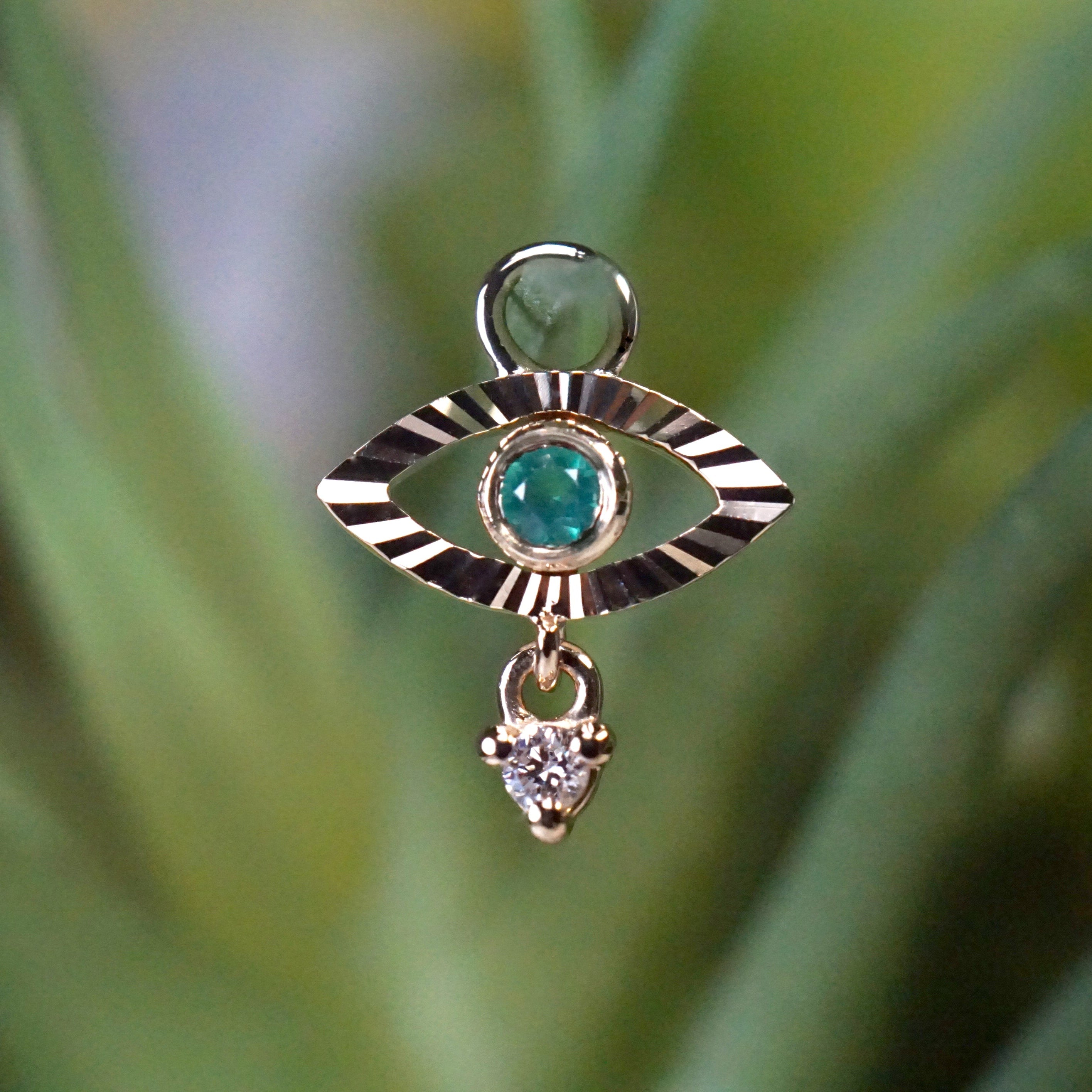 Evil Eye with Tear Charm