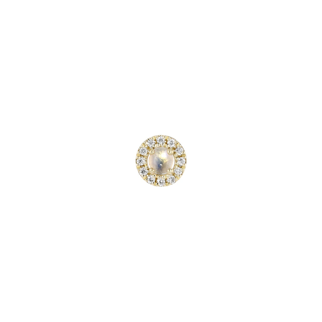 Diamond Halo 4mm - Round Cabochon
