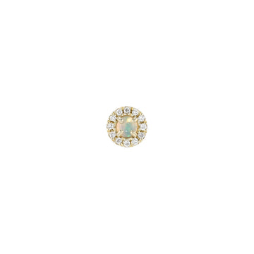 Diamond Halo 4mm - Round Cabochon