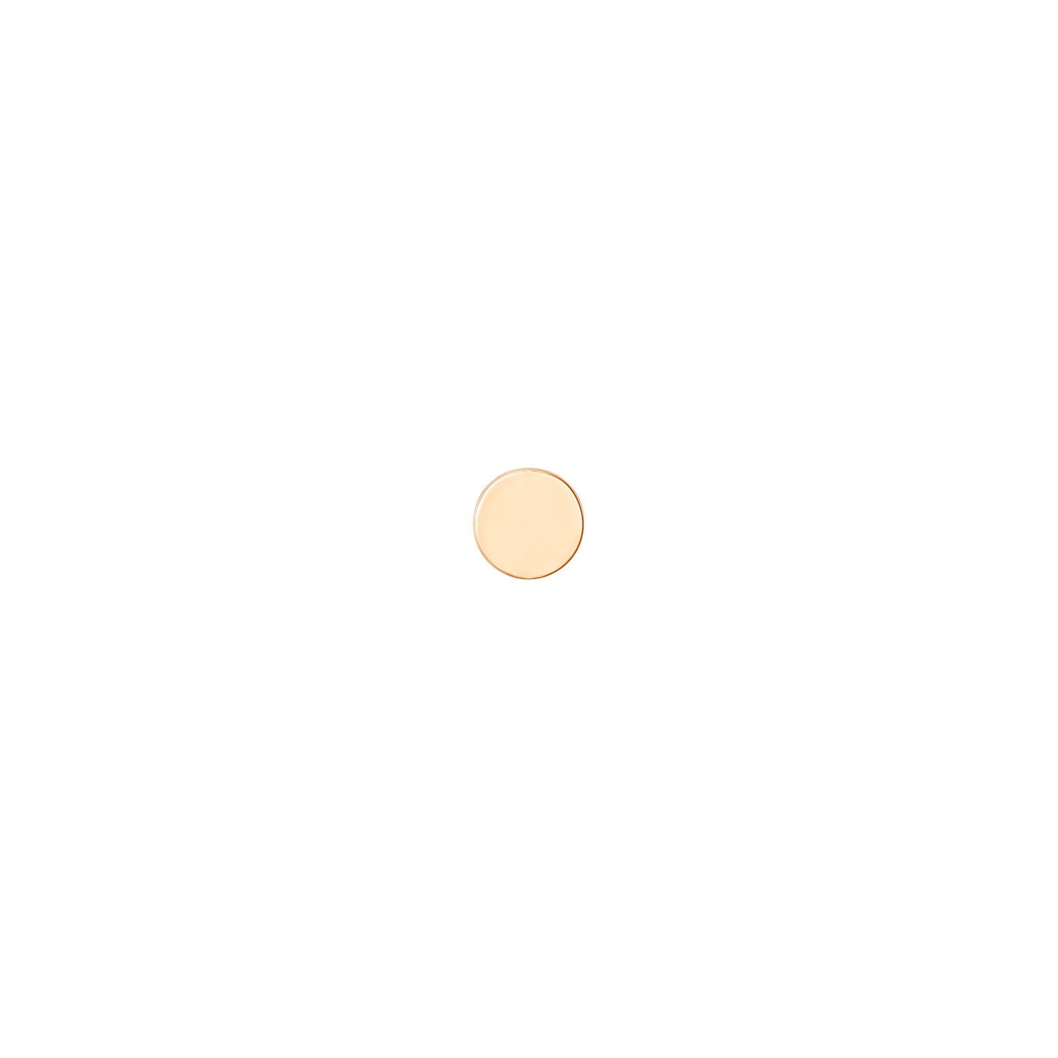 Solid Gold Disc - Flat