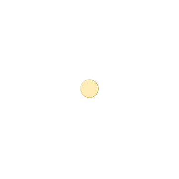 Solid Gold Disc - Flat