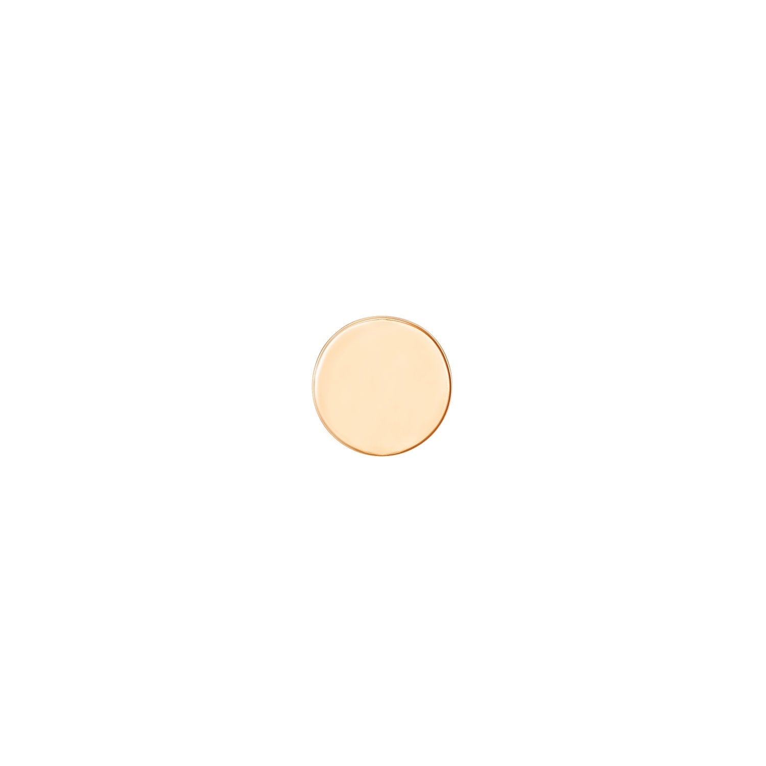 Solid Gold Disc - Flat