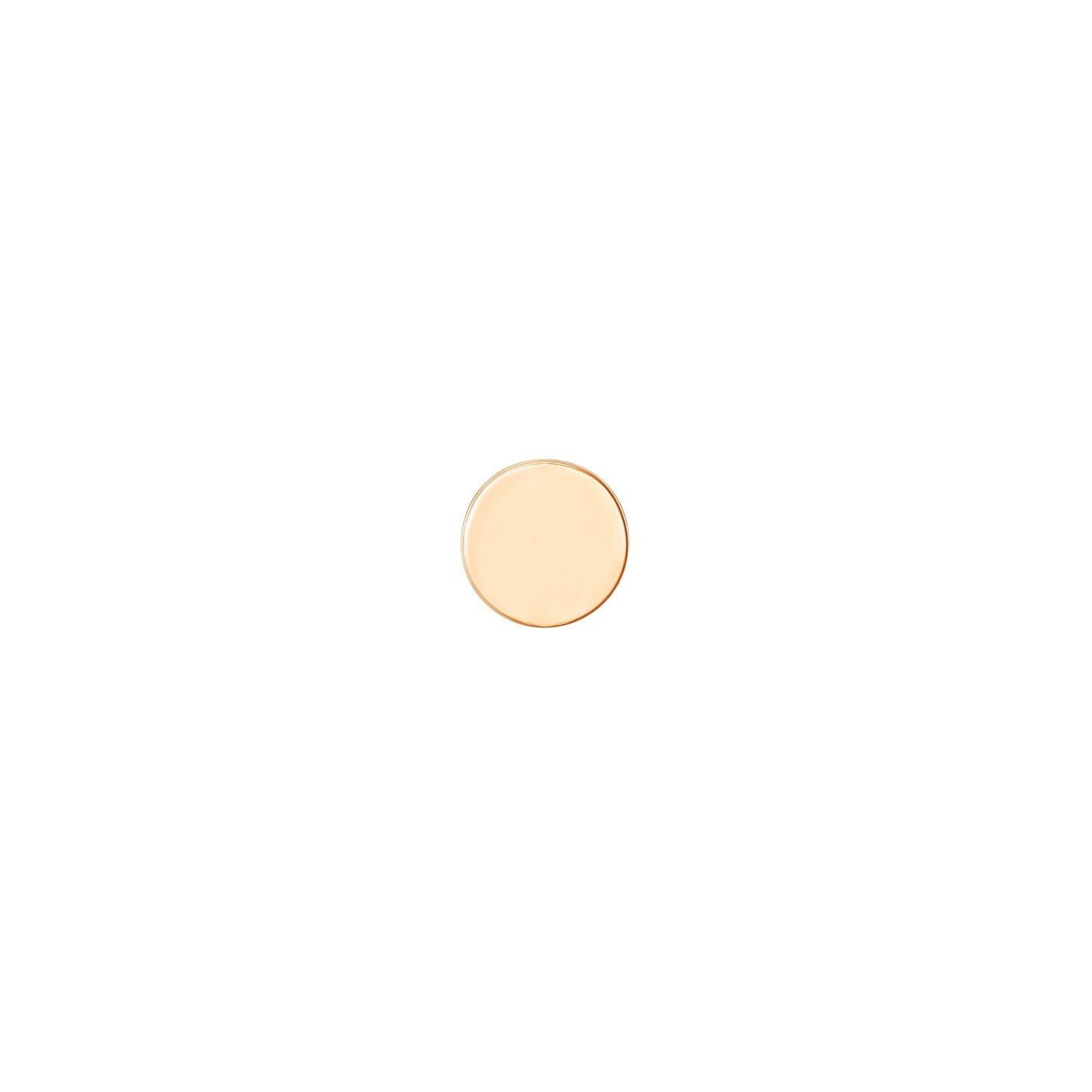 Solid Gold Disc - Flat