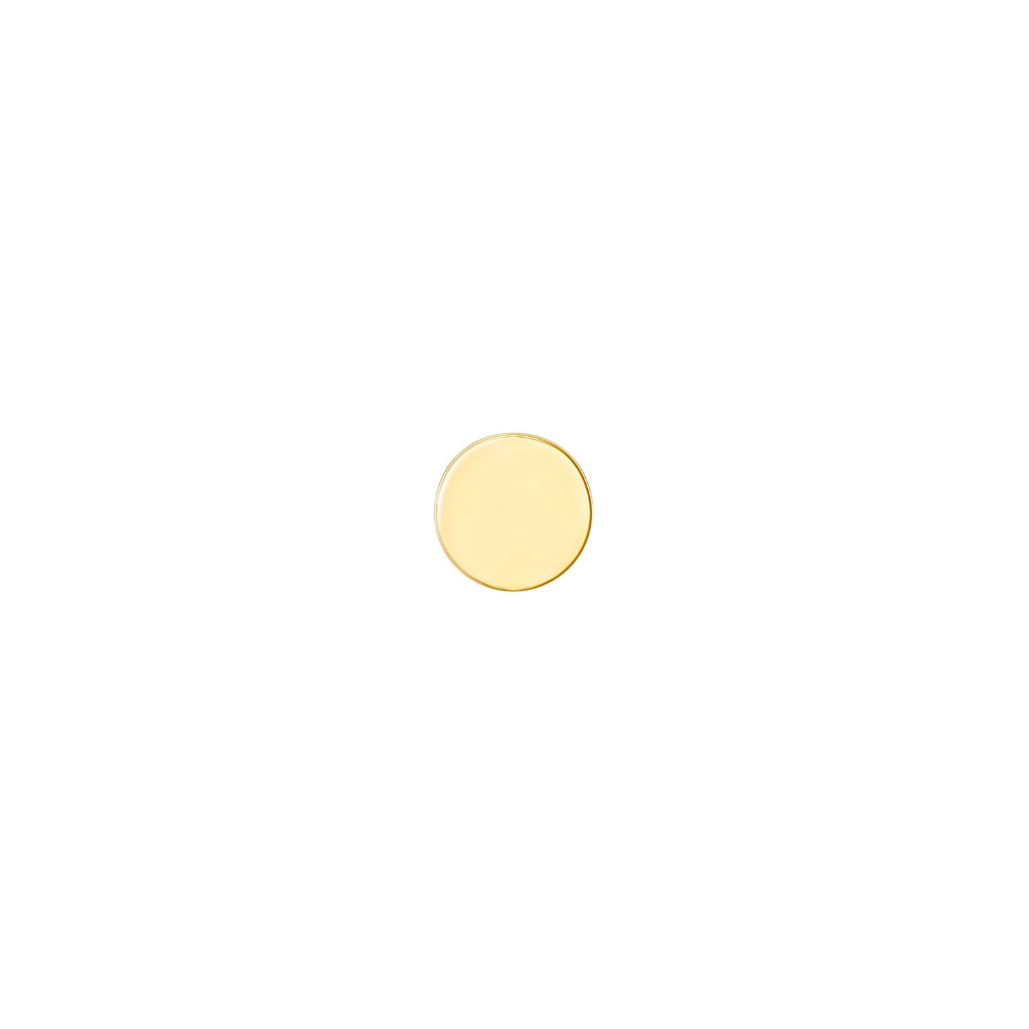 Solid Gold Disc - Flat