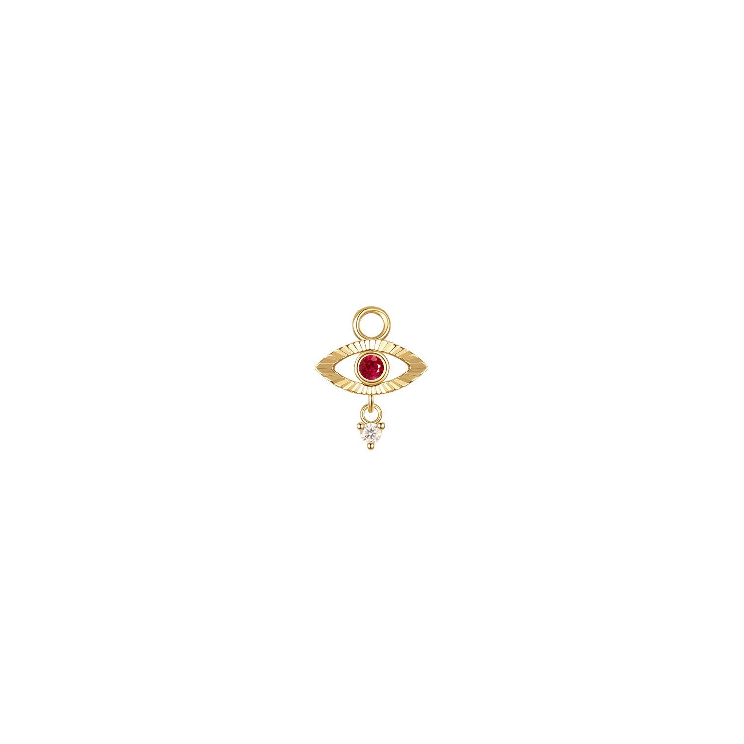 Evil Eye with Tear Charm