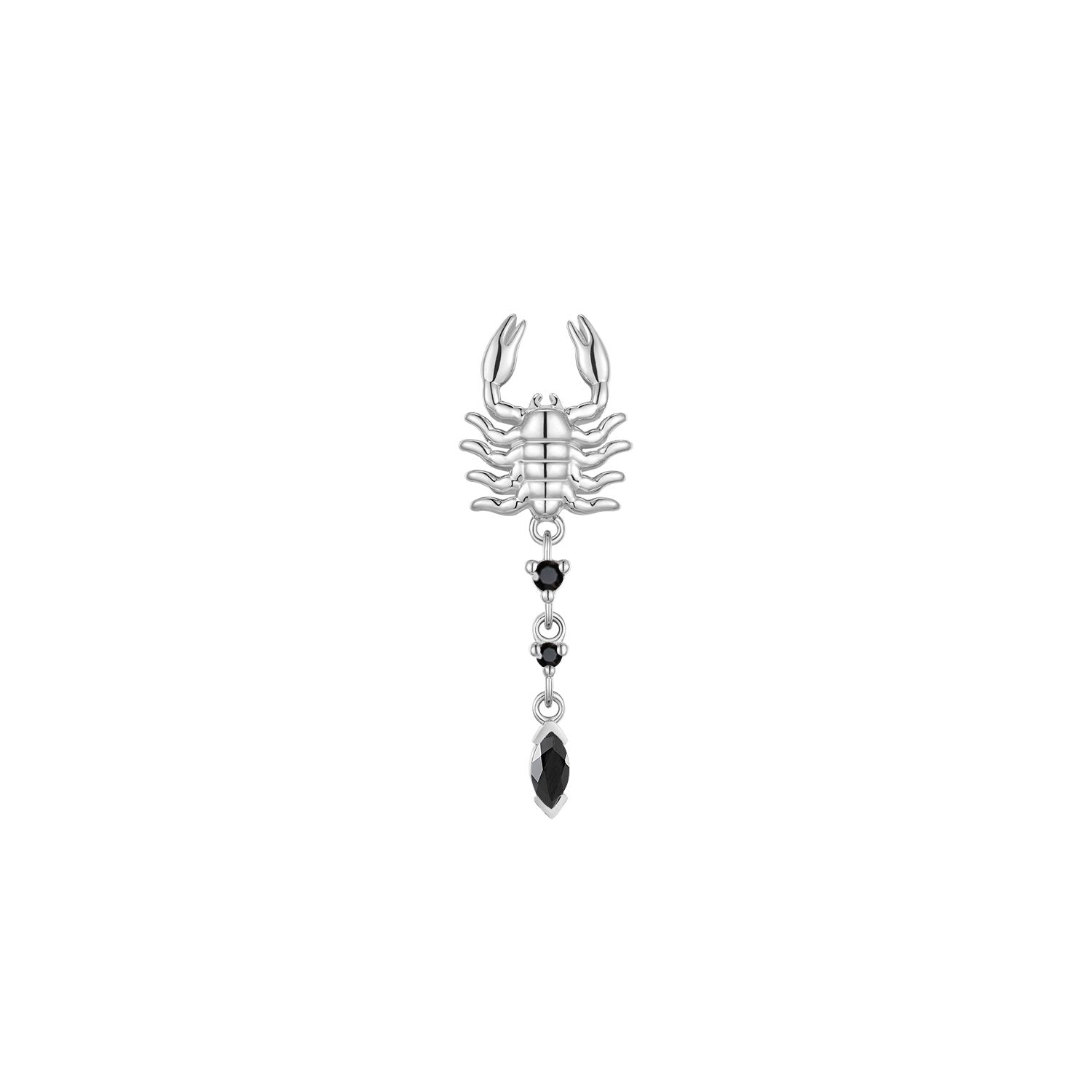 Draco - Scorpion Gemmed Tail with Stinger Dangle