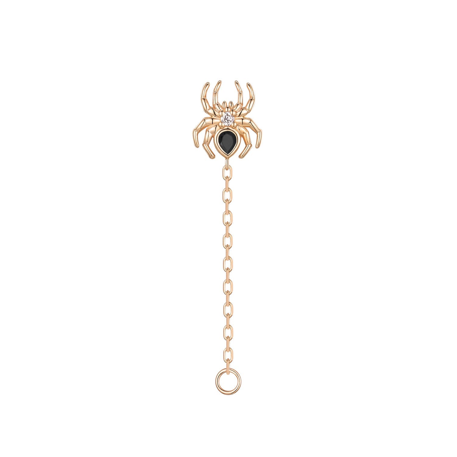 Grim - Spider with Chain and Jump Ring