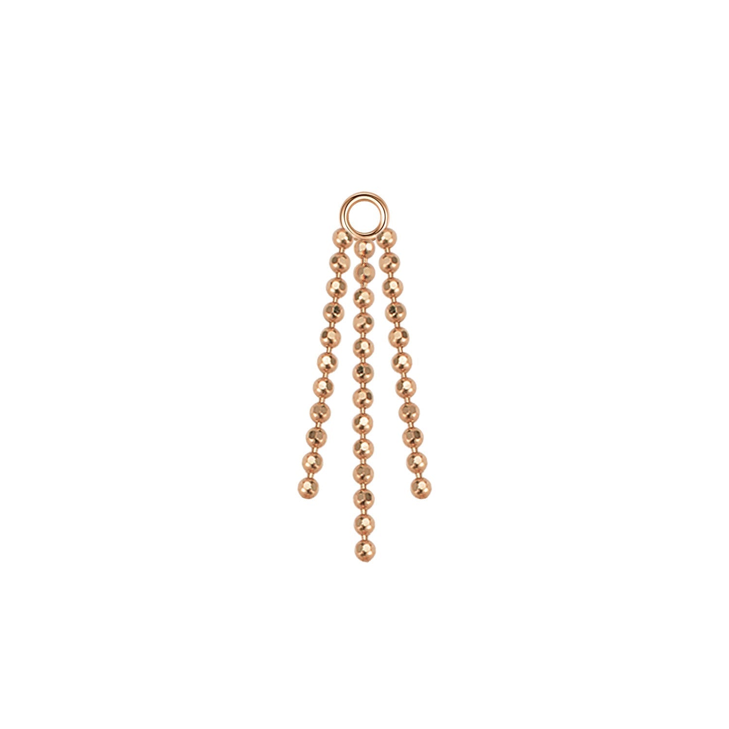 Triple Ball Chain Charm